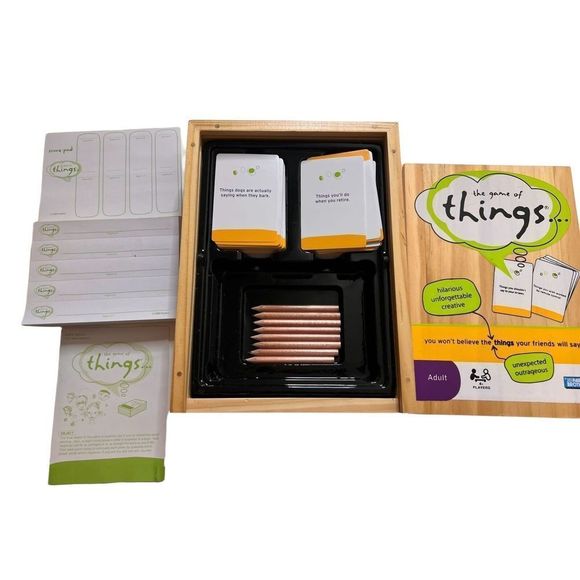 Play Monster The Game Of Things Board Game 2020 Party Wooden Edition - Picture 1 of 8
